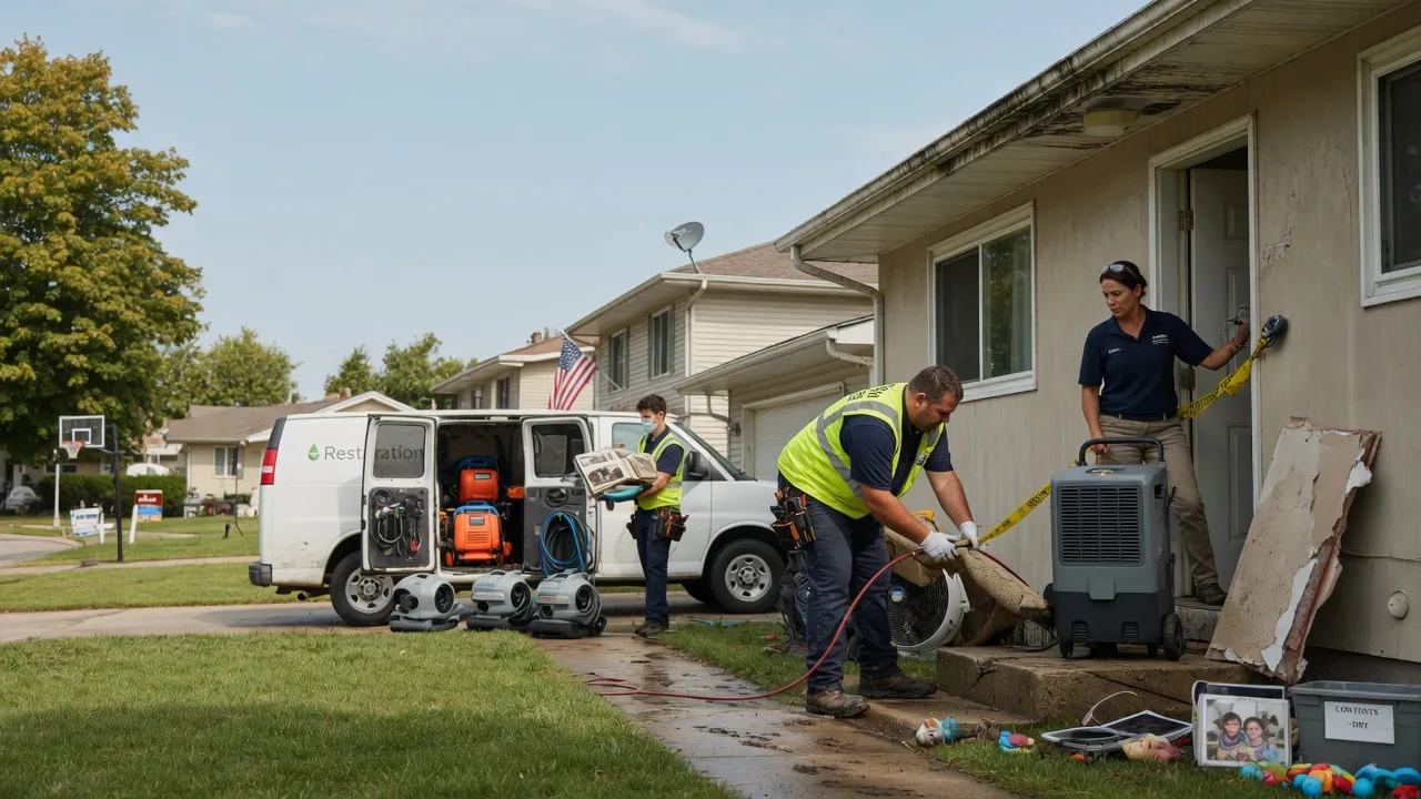 Water Damage Restoration in Gillespie, IL near me